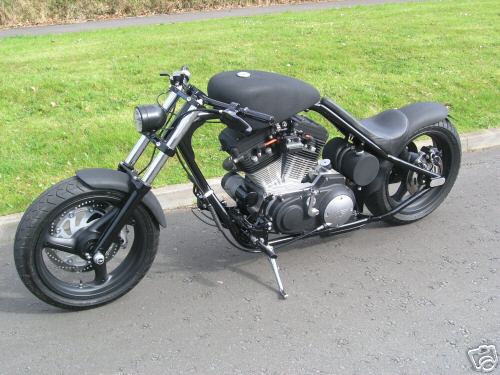 Lee's buell Left Pic built using Fenland Choppers bespoke Frame building